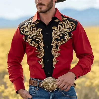 Vintage Men's Western Shirt